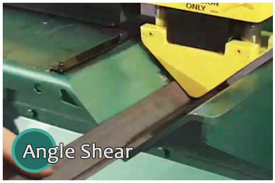 Piranha ironworker - angle shear